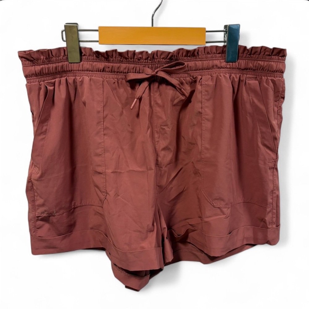 Mondetta Dusty Rose Drawstring Shorts